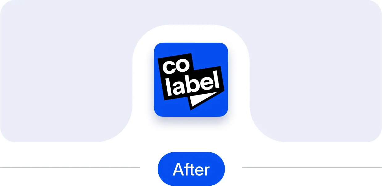 After — everything in CoLabel